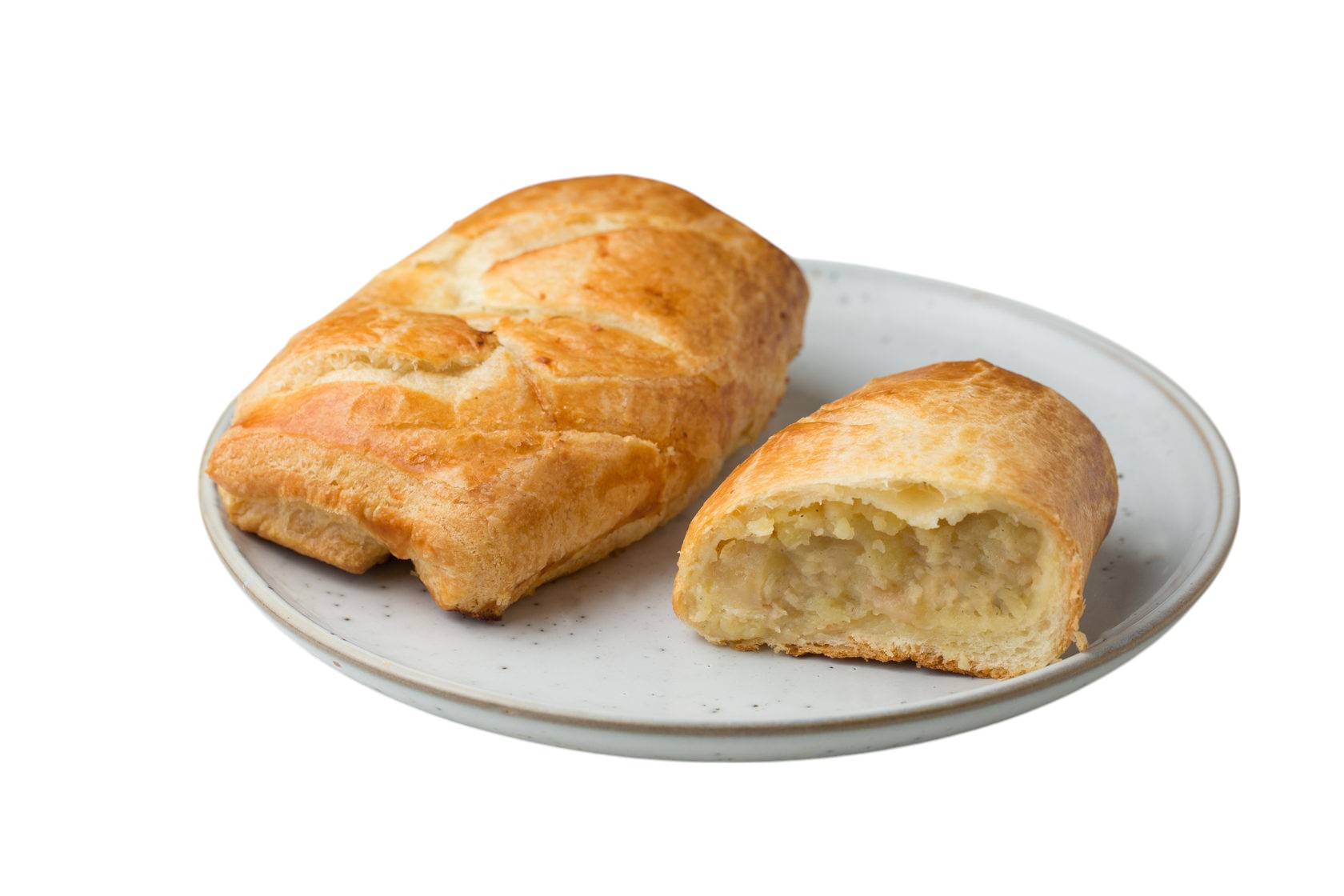 Слойка с картофелем и грибами 90гр