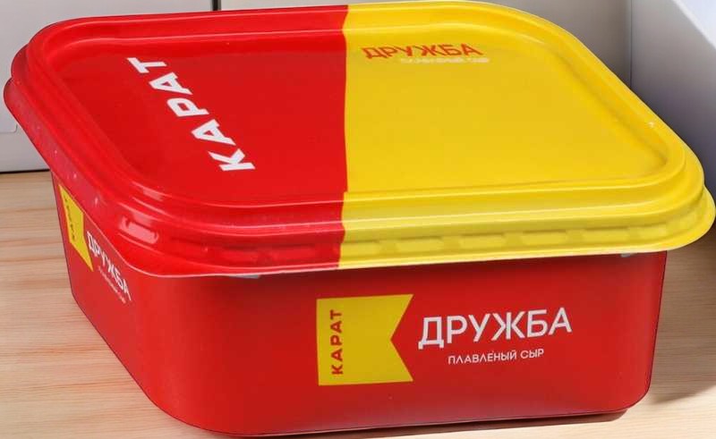 Сыр пл.”Дружба” 45% п/кор 400г/16шт (КАРАТ) 4904