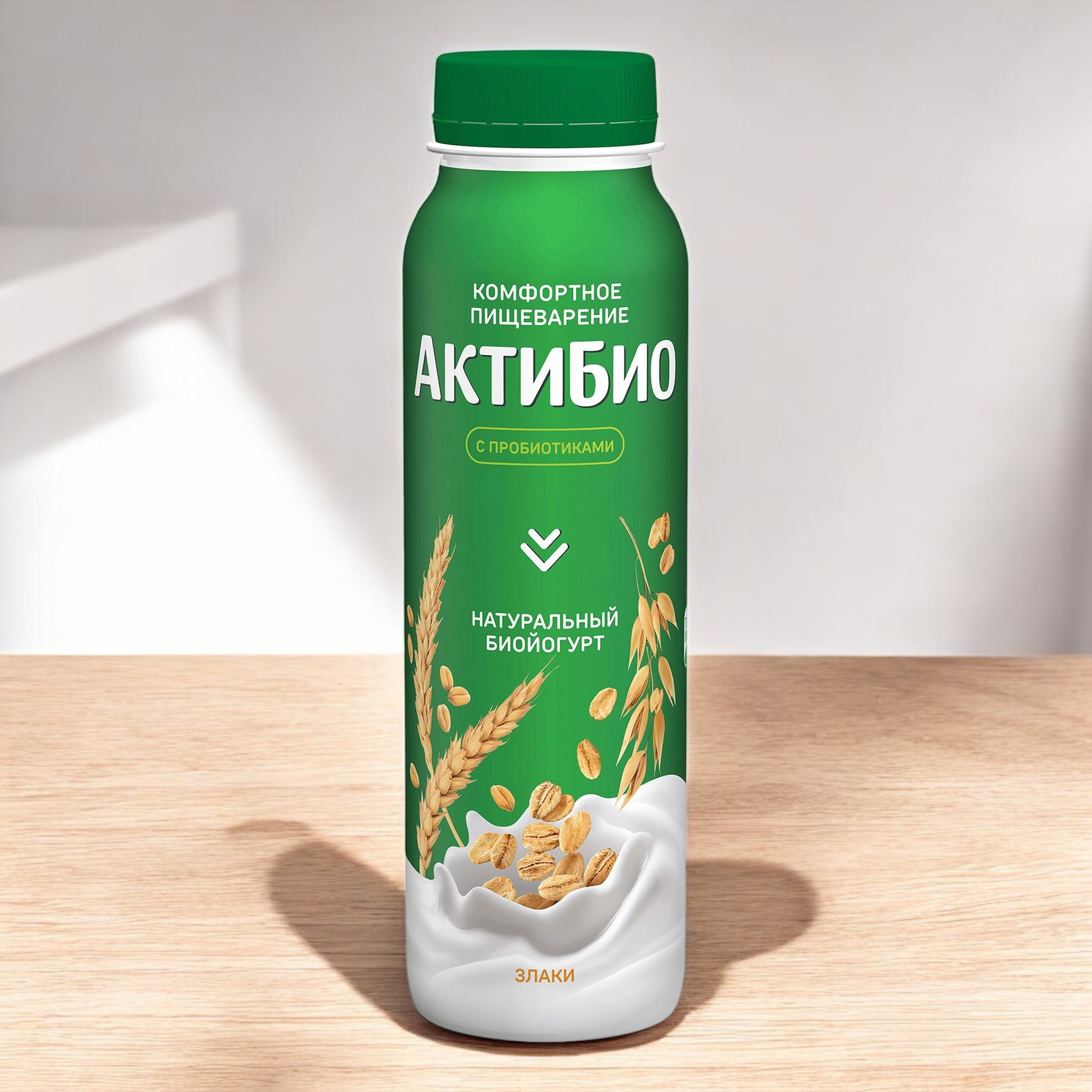 Биойогурт питьевой “АктиБио” Злаки 1,6% 260гр 5763