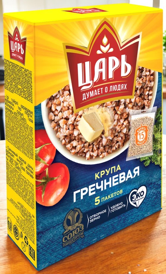 Крупа гречневая “Царь” 6шт/400гр 7261