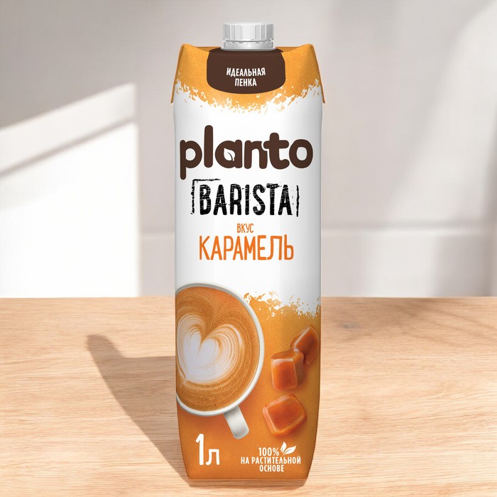 Напиток соевый с минд. со вкус. карамели  PLANTO 1л 8966