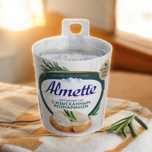 Сыр творожный “Альметте” Розмарин 8шт/150г 4878