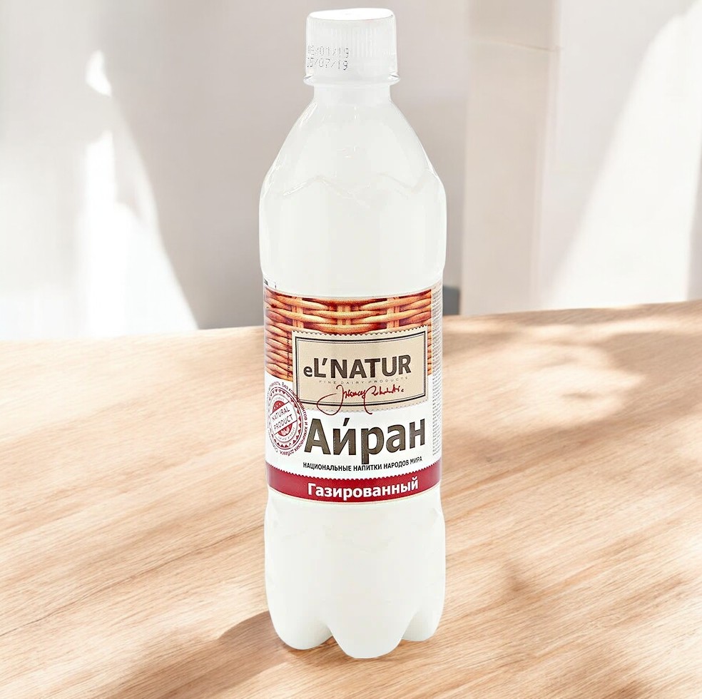 Айран  “eL`NATUR”  Газированный 1,7%  1л/9шт 3763