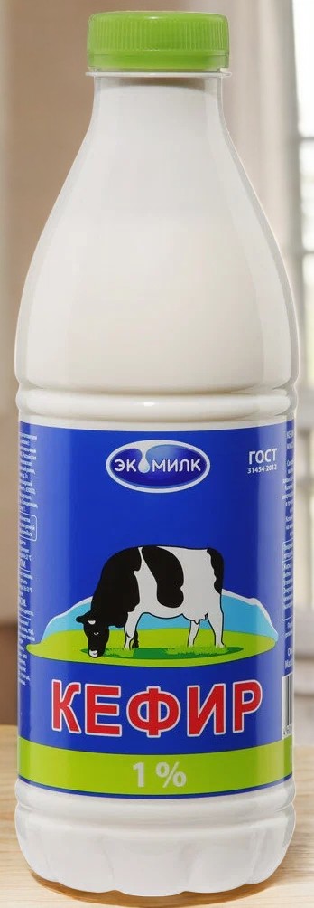 Кефир Экомилк 1% 6шт/930мл ПЭТ 3949
