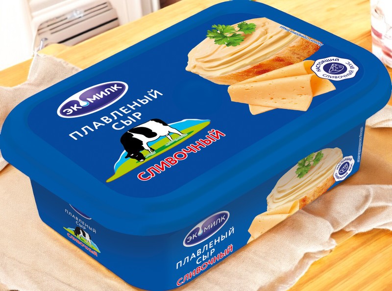 Сыр плавленый Экомилк 12шт/200г 3963