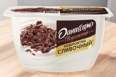 Продукт творожный “Даниссимо” БРАВО Шоколад 6,7% 130гр 3552