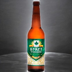 Пиво БУКЕТ ЧУВАШИИ “Букет Чувашии”светлое 6,8%, 0,45 *
