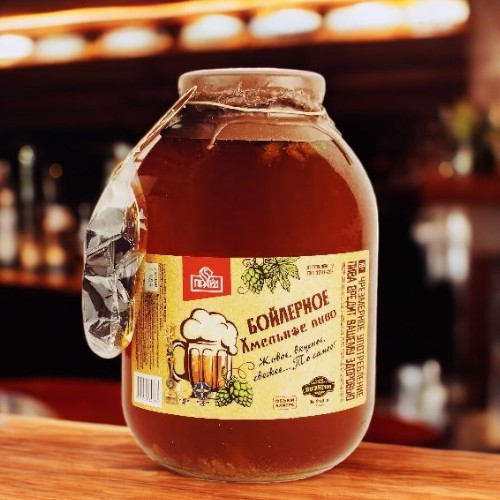 Пиво светлое “Жигулевское Бойлерное” алк. 4% Ст.Банка 3 л.