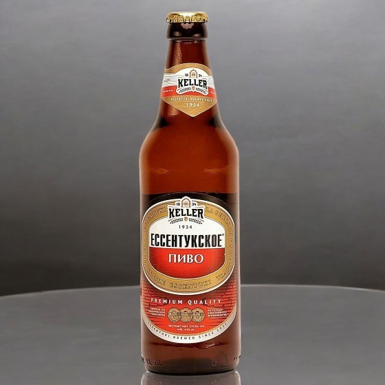 Пиво светлое “ЕССЕНТУКСКОЕ” алк. 4,5% Ст.бут 0,5 л.