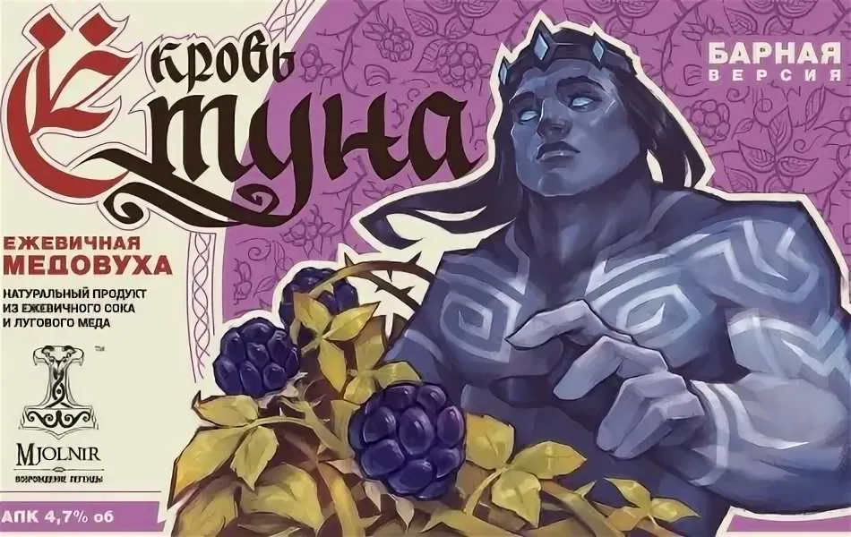 TM MJOLNIR Медовуха ежевичная “Кровь Ётуна” (ПЭТ 20л.)