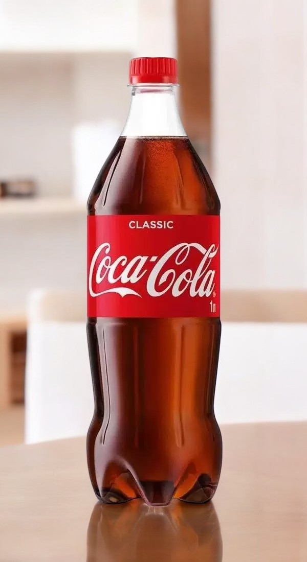Б/А напиток “Coka Cola” Пэт. бут. 0,9 л (Бердинберг)