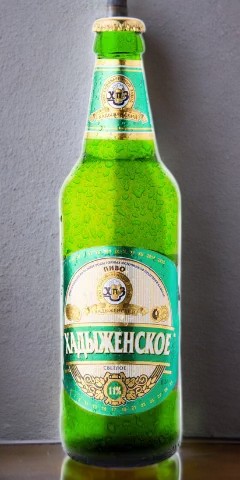 Пиво  “Хадыженское” алк. 4,5 % пл.11% ст.бут 0,5