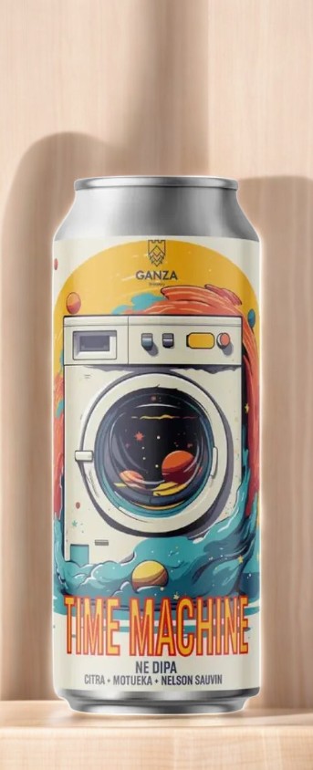 Пиво светлое “Ганза неипа 11” алк. 8% Ж/Б 0,5 л. (Time Machine)
