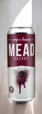 Степь и ветер. Медовуха “Мёд и Вишня” алк. 6% Ж/Б 0,45 л. (Cherry Mead)
