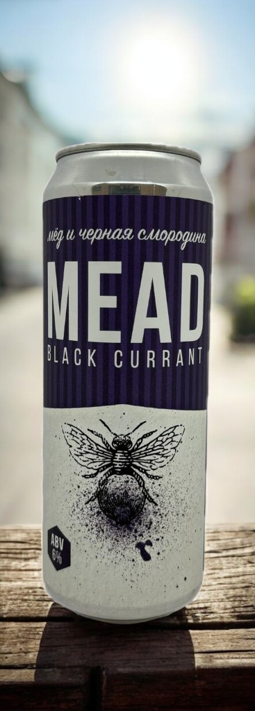 Степь и ветер. Медовуха “Мёд и Смородина” алк. 6% Ж/Б 0,45 л. (Black Currant Mead)