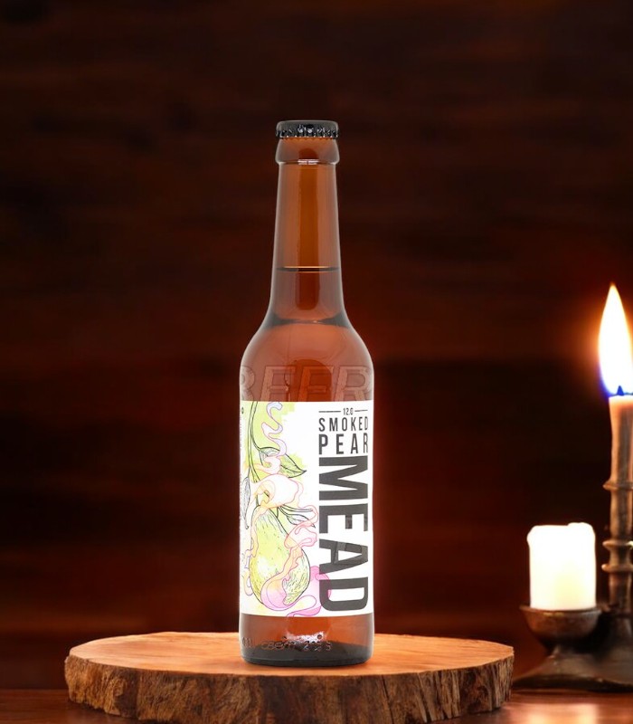 Степь и ветер. Медовуха “Меломель 8” (SMOKED PEAR MEAD) Ст.Бут. 0,33 л.