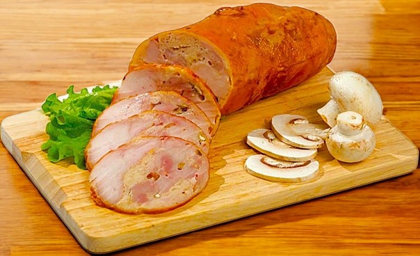 Рулет из цесарки с курагой 0,7гр