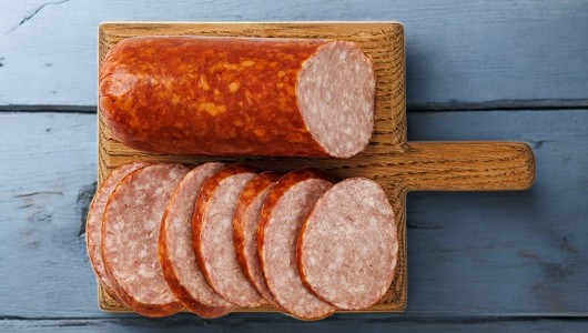 Колбаса в/к Сервелат “Коньячный” Категория Б 0,65гр
