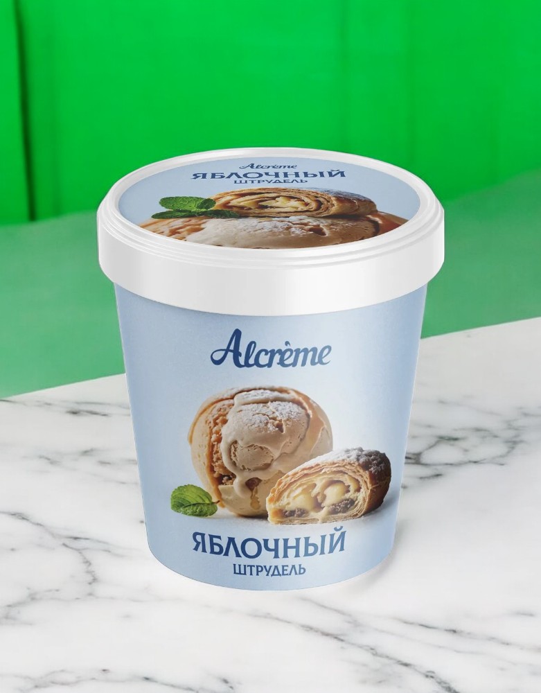 Мор. Сливочное “Яблочный Штрудель” 300 гр* ALCREME