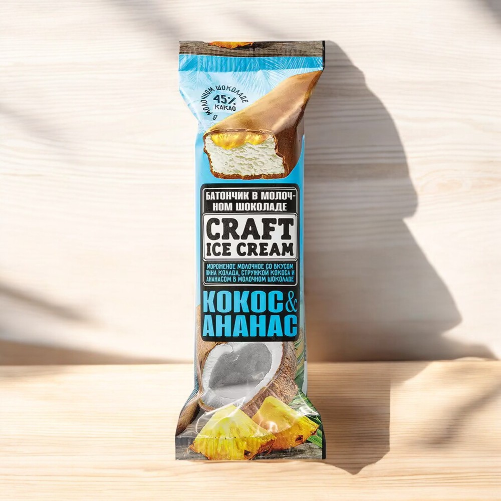 Батончик Мороженое CRAFT пина колада 80 гр.