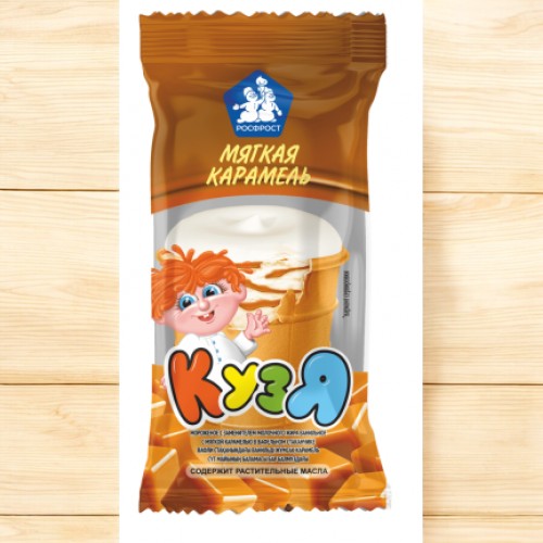 Ваф.ст. Кузя ванильный с мягкой карамелью в уп. 70гр.