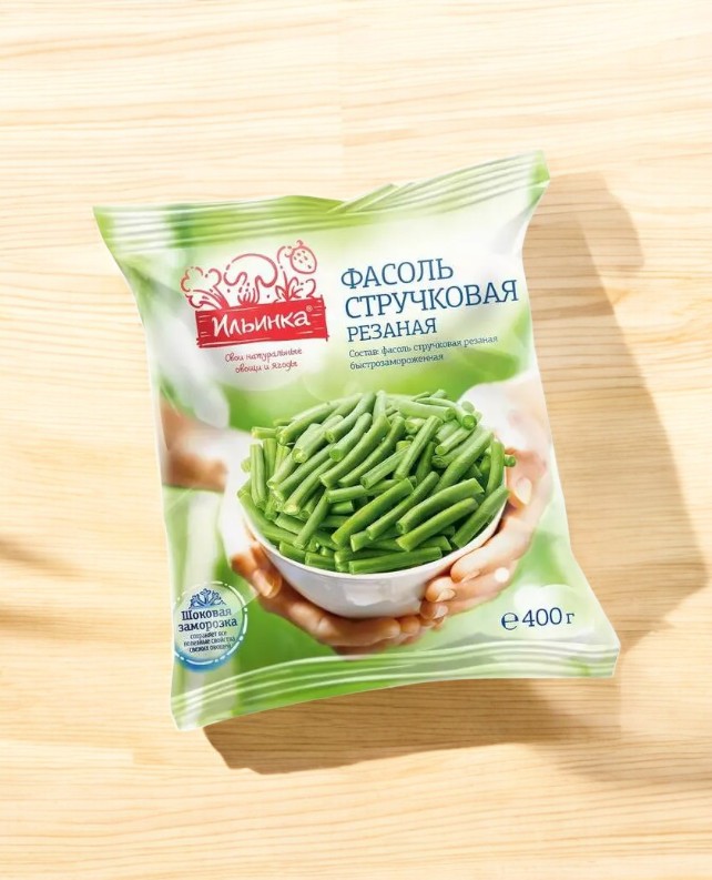 ФАСОЛЬ резаная 400гр. ИЛЬИНКА
