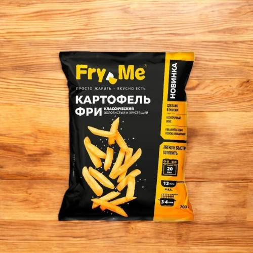 Картофель фри классический «Фрай Ми/Fry Me» (RS9) 700 гр