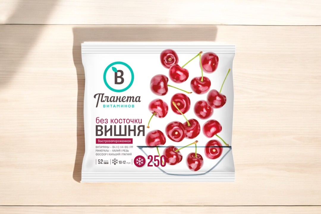 Вишня б/к 250гр Планета Витаминов