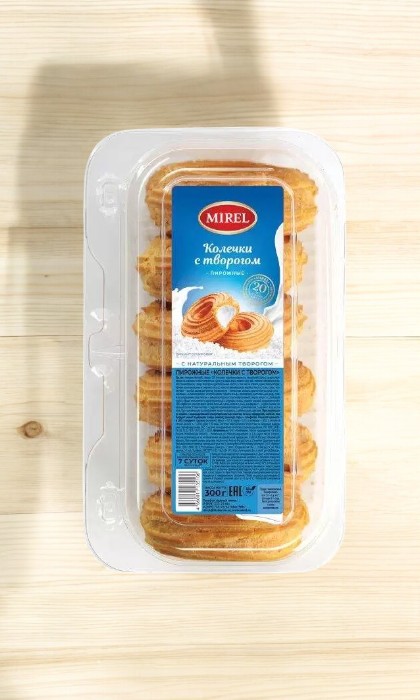 Колечки с творогом 0,3 кг