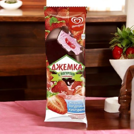 Эск. Джемка КЛУБН. ДЖ. йогурт. в шок. гл. 57 гр.