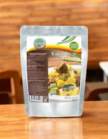 Картофель с говядиной 300гр