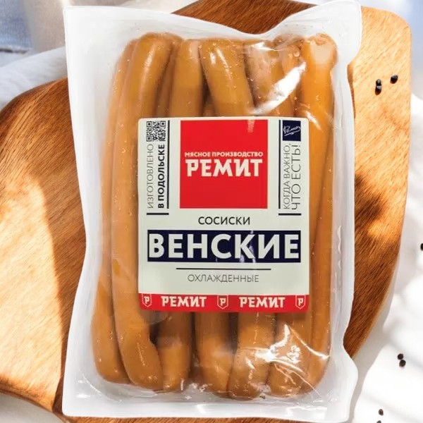Сосиски Венские н/о газ ~1 кг 80557