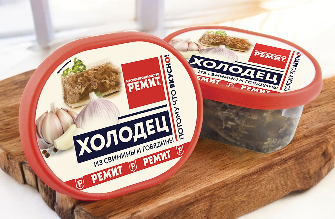 Холодец из свинины и говядины лоток 400 гр 74852