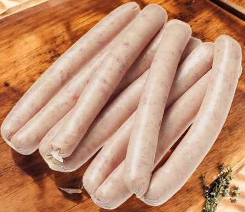 Колбаски “Баварские” для жарки и гриля (10 шт. х 20 гр. вес) зам.70040 (мин 10 кг)