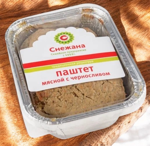 Паштет мясной с черносливом зап. лоток з/а 200 гр 1930