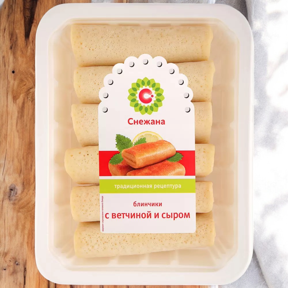 Блинчики с ветчиной и сыром 0,450 (СН) ЗАМ 1/8  2700