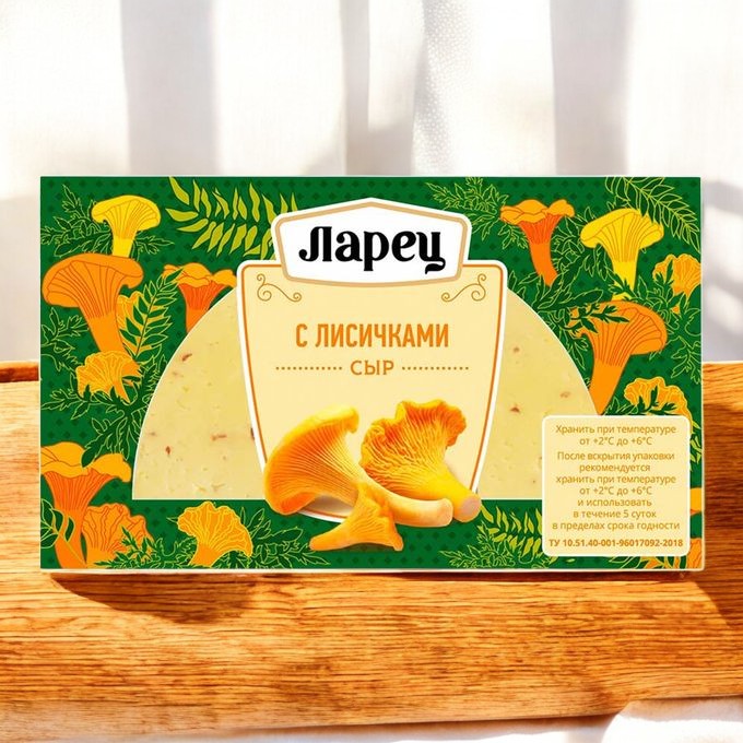 Ларец с лисичками 45% кусок 245 гр