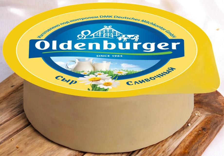 Сливочный 45% ТМ “Oldenburger” цилиндр 350 гр 1/6