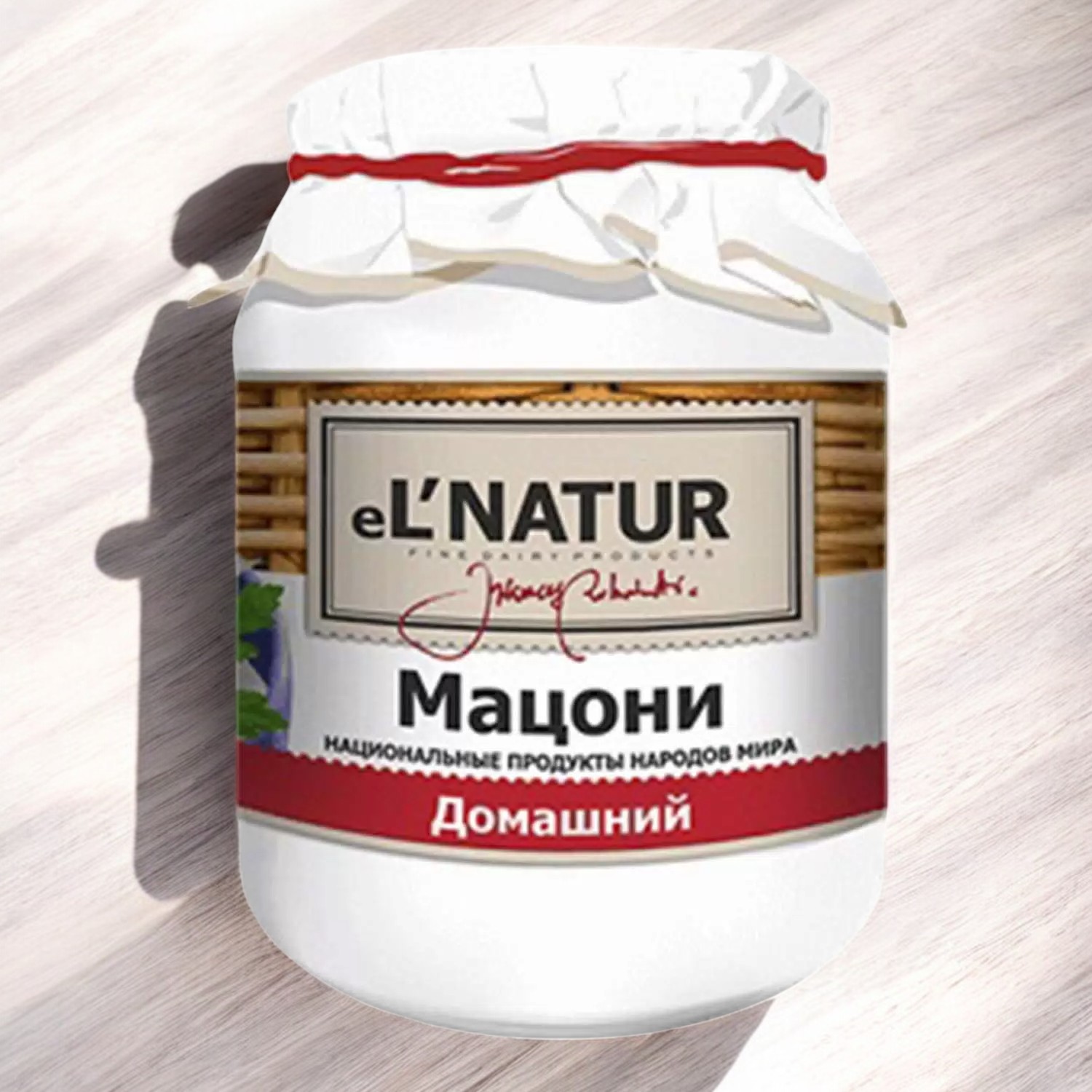 Мацони “el NATUR” Домашний 500 гр 3,6% (1/6) стекло