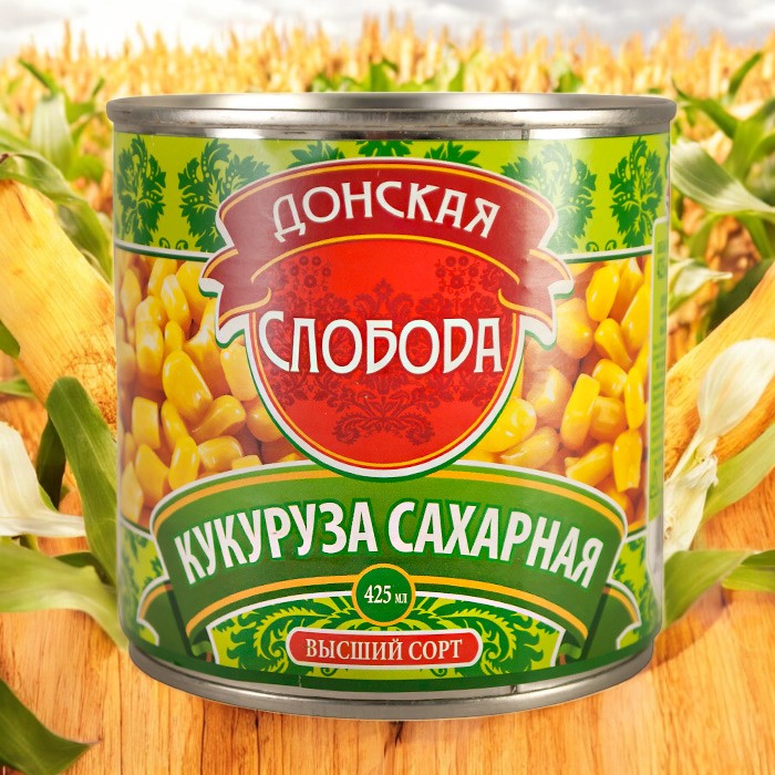 Кукуруза “Донская Кухня” 0,425 мл (Кубанский консервный к-т)