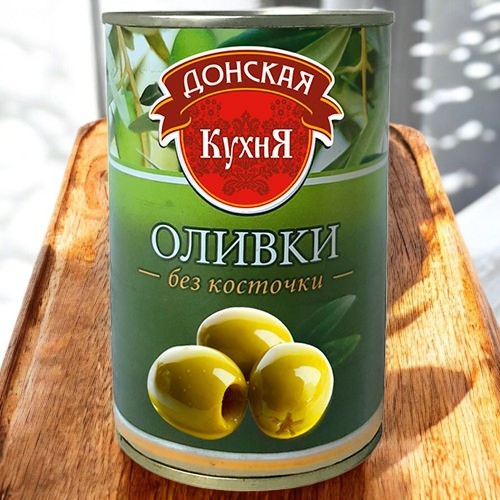 Оливки Донская Кухня (без косточки) 280гр. (1/12) (Никола Интернейшнл Армения)