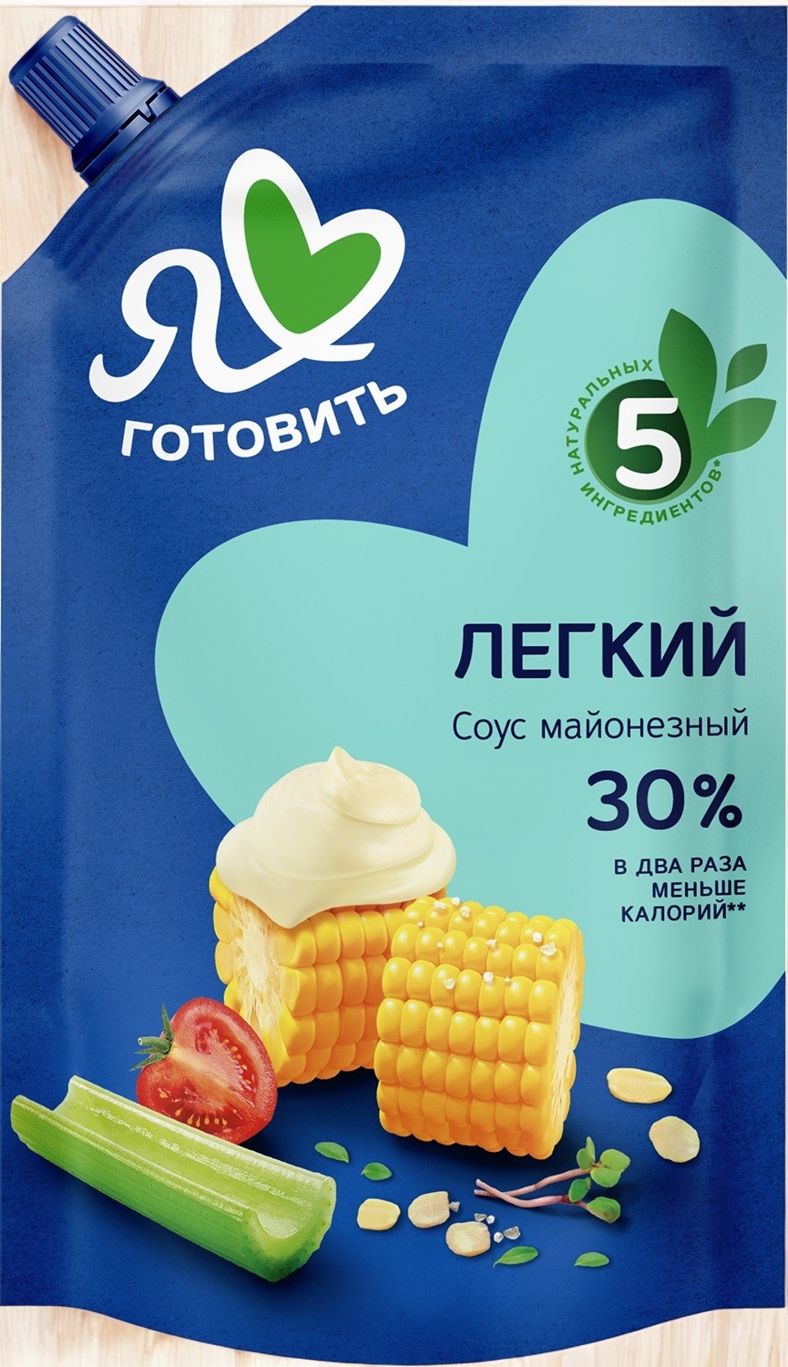 Майонез”ЛЕГКИЙ” “Московский Провансаль” 390мл пакет с дозатором 30%