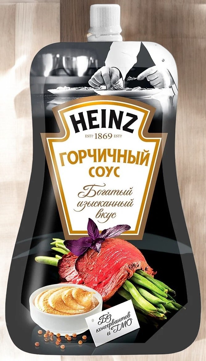 Соус “Хайнц” Горчичный” дой-пак 200 гр