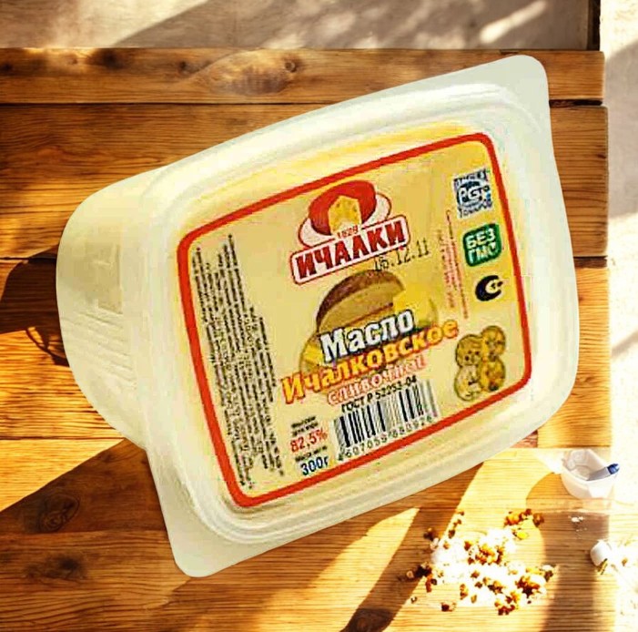 Масло “Ичалковское” 250 гр. Ичалки 82,5%