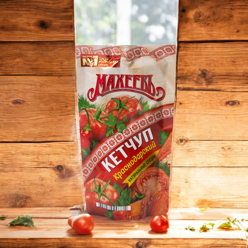 Кетчуп “Махеевъ” 300 гр КРАСНОДАРСКИЙ дой-пак 1/16