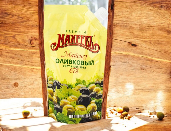 Майонез “Махеевъ ” ОЛИВКОВЫЙ  д/пак с доз 190 гр (1/20)