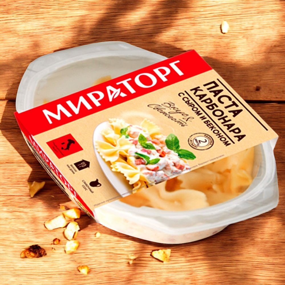 Паста Карбонара с сыром и беконом  зам 260*12(3,12кг)