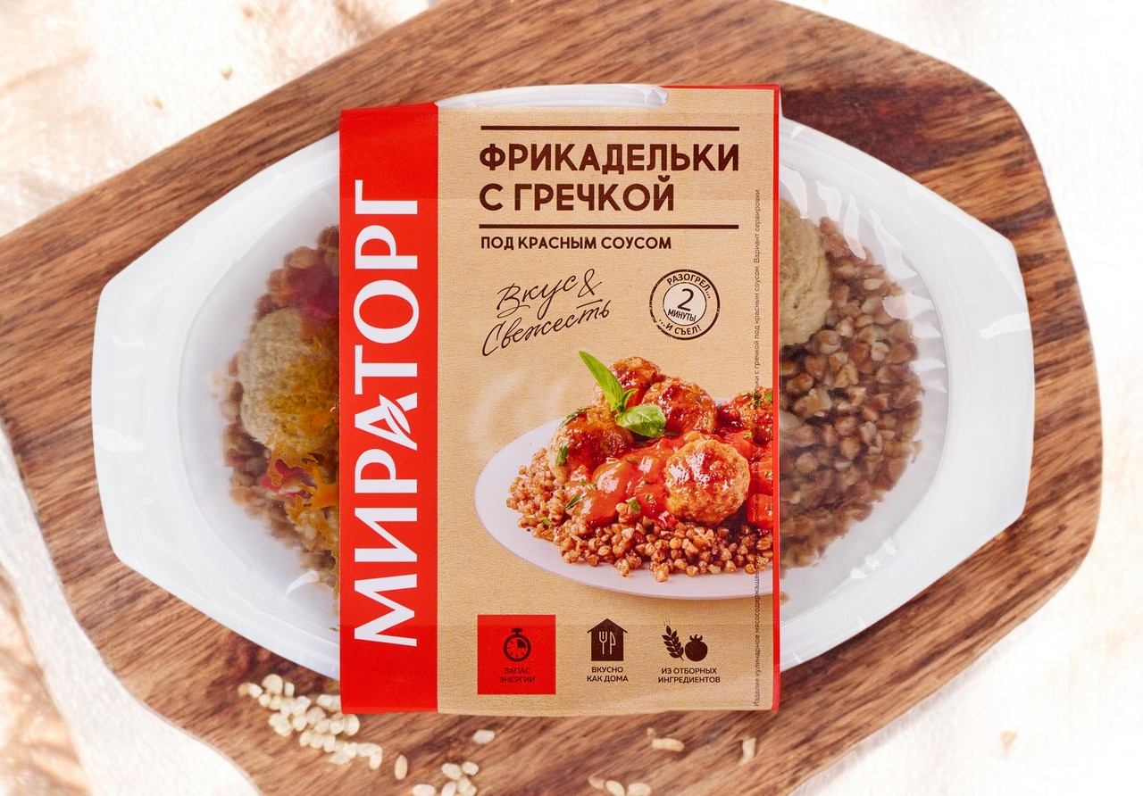 Фрикадельки с гречкой под красным соусом ЗАМ 260*6