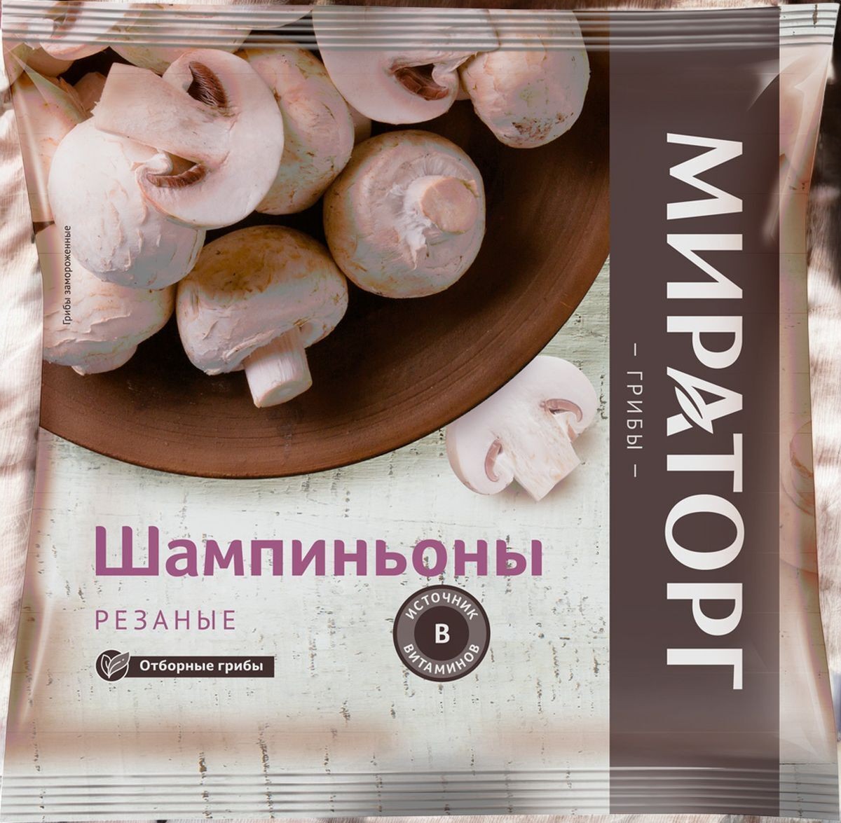Шампиньоны резан с/м 400г*20
