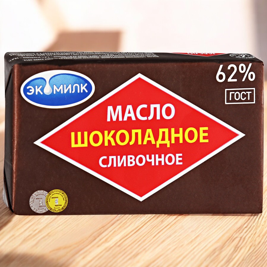 Масло “Шоколадное” ОХЛ 180 гр 62% (Озерецкий)